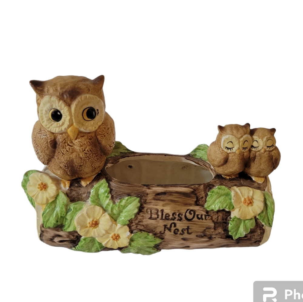 Josef Originals Owl Planter Japan